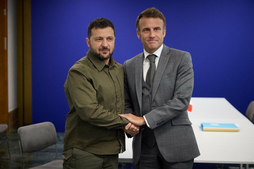 Володимир Зеленський обговорив з президентом Франції результати другого саміту