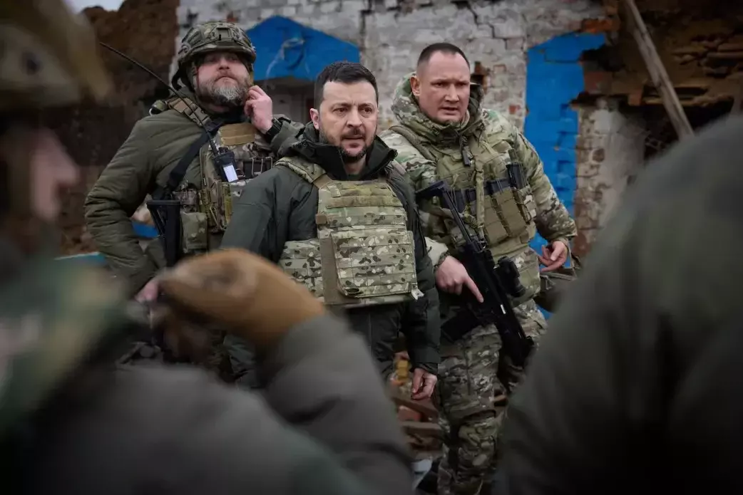 Володимир Зеленський відвідав передові позиції бійців у Запорізькій області