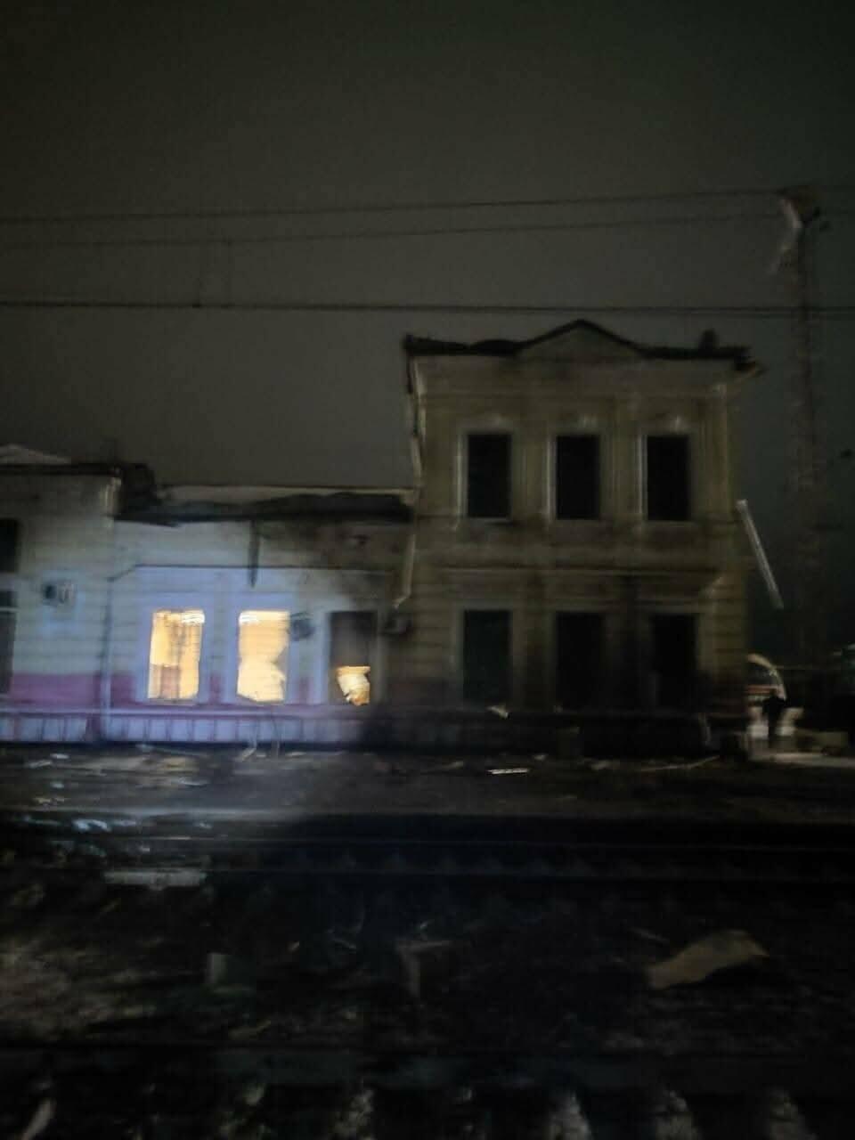 Росіяни дронами атакували вокзал у П’ятихатках на Дніпропетровщині