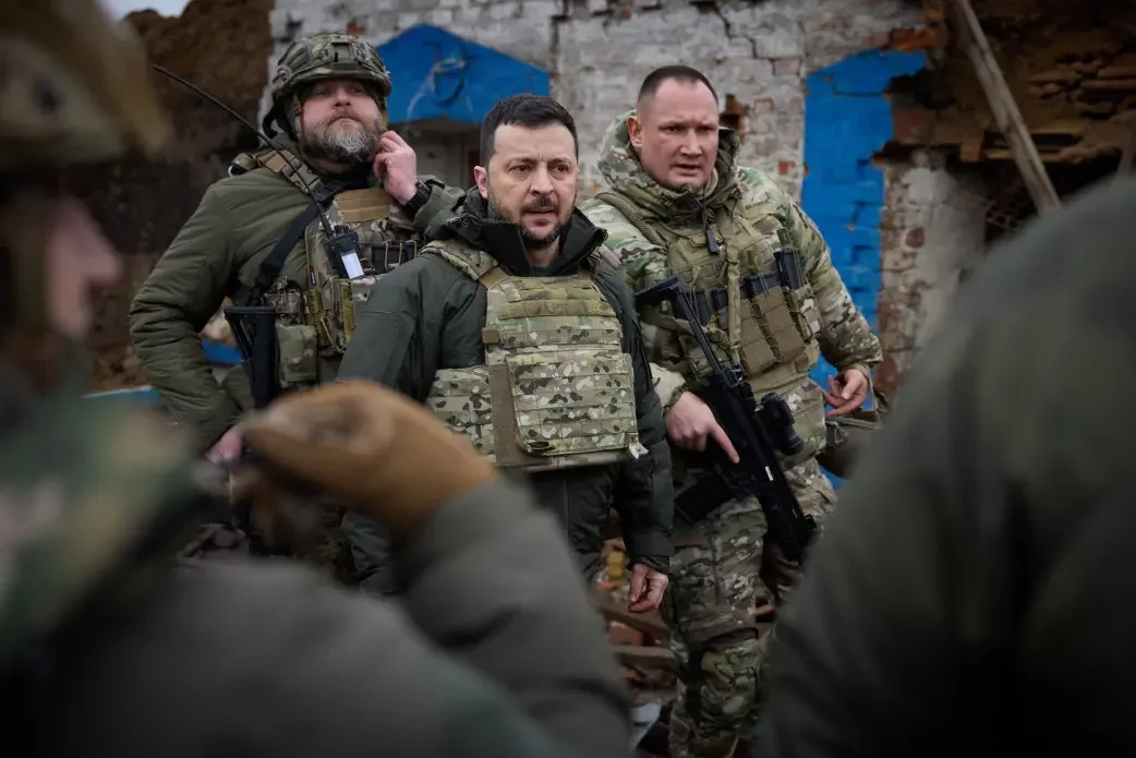 Володимир Зеленський відвідав передові позиції бійців у Запорізькій області