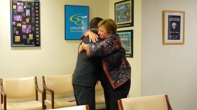 У Нью-Йорку президент України обговорив з головою МВФ нову програму підтримки України