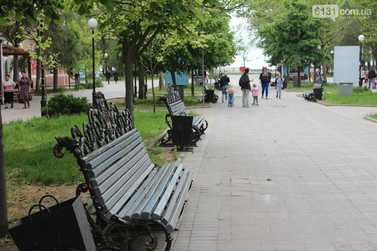 В Бердянске провели реставрацию скамей, фото-6