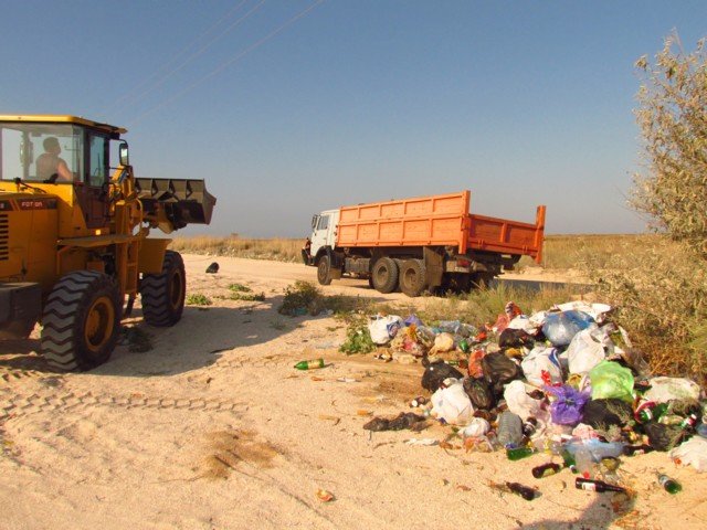 У Кирилівці при вїзді на Федотову косу знову встановили шлагбаум