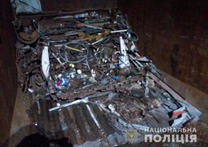 В Кирилловке полиция накрыла пункт незаконного приема металлолома