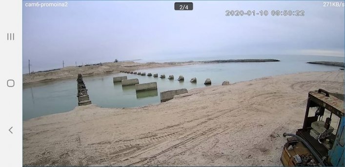 В Молочном лимане уровень воды повысился до 15 сантиметров