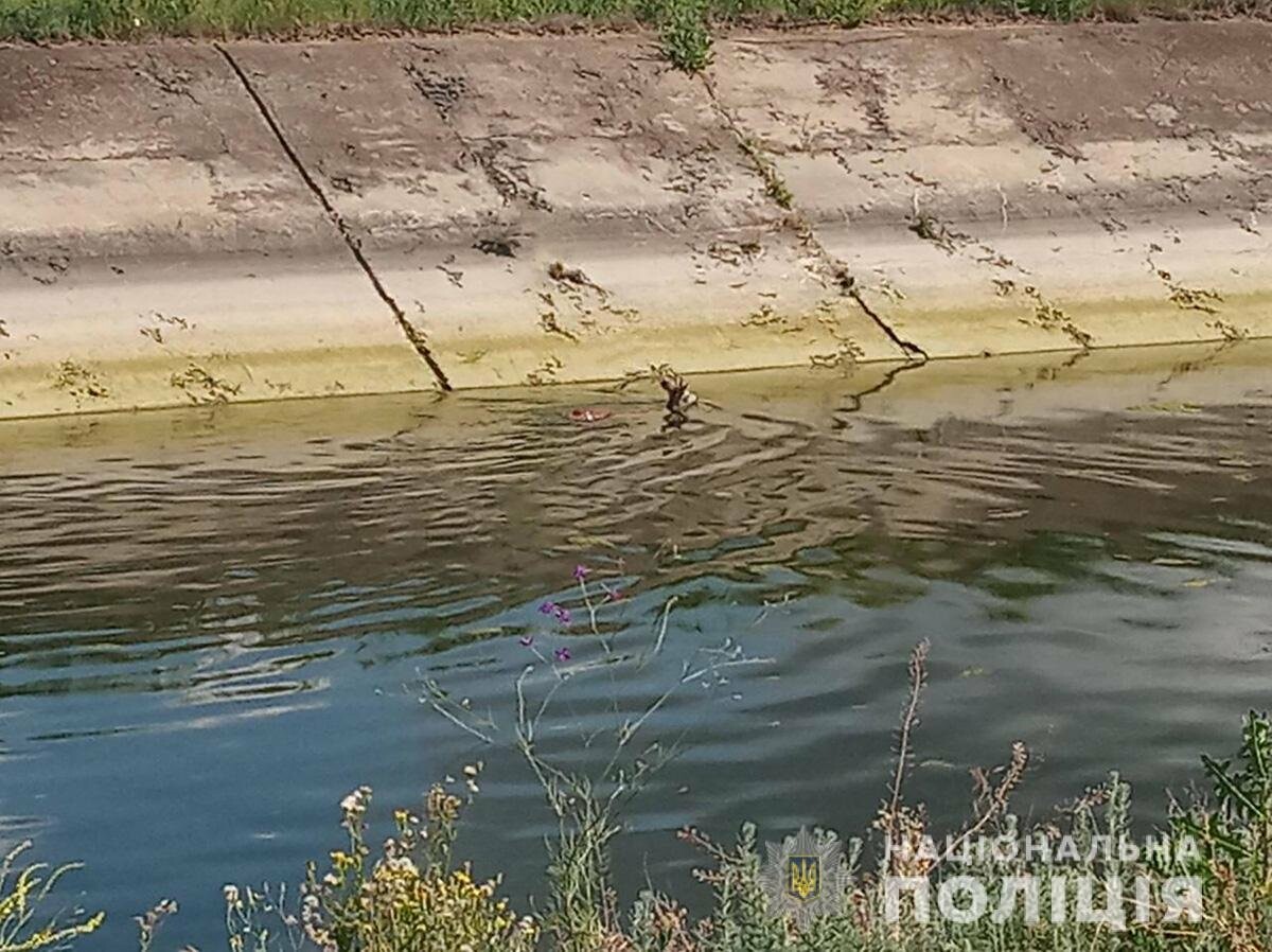 Поліціянти врятували косулю, яка потрапила у зрошувальний канал в Якимівському районі