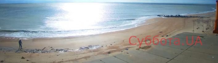 У  Кирилівці вітер відігнав море від берега