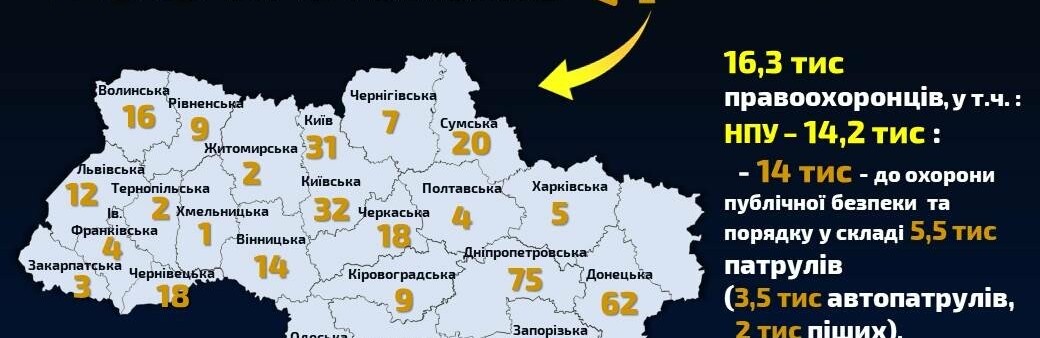 Поліція і Нацгвардія контролюють карантинні заходи в Україні