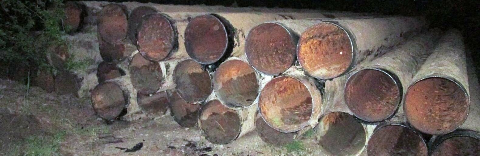 На території Якимівського району затримали крадіїв труб системи зрошення