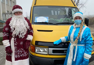 Дітей Кирилвіськоїї громади привітали з Новим роком